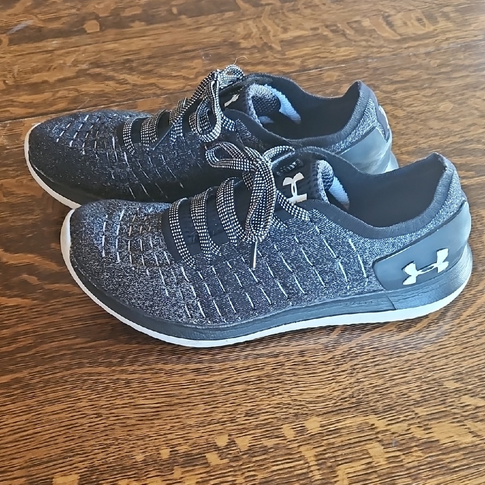 Under Armour Gray and Black Sneakers